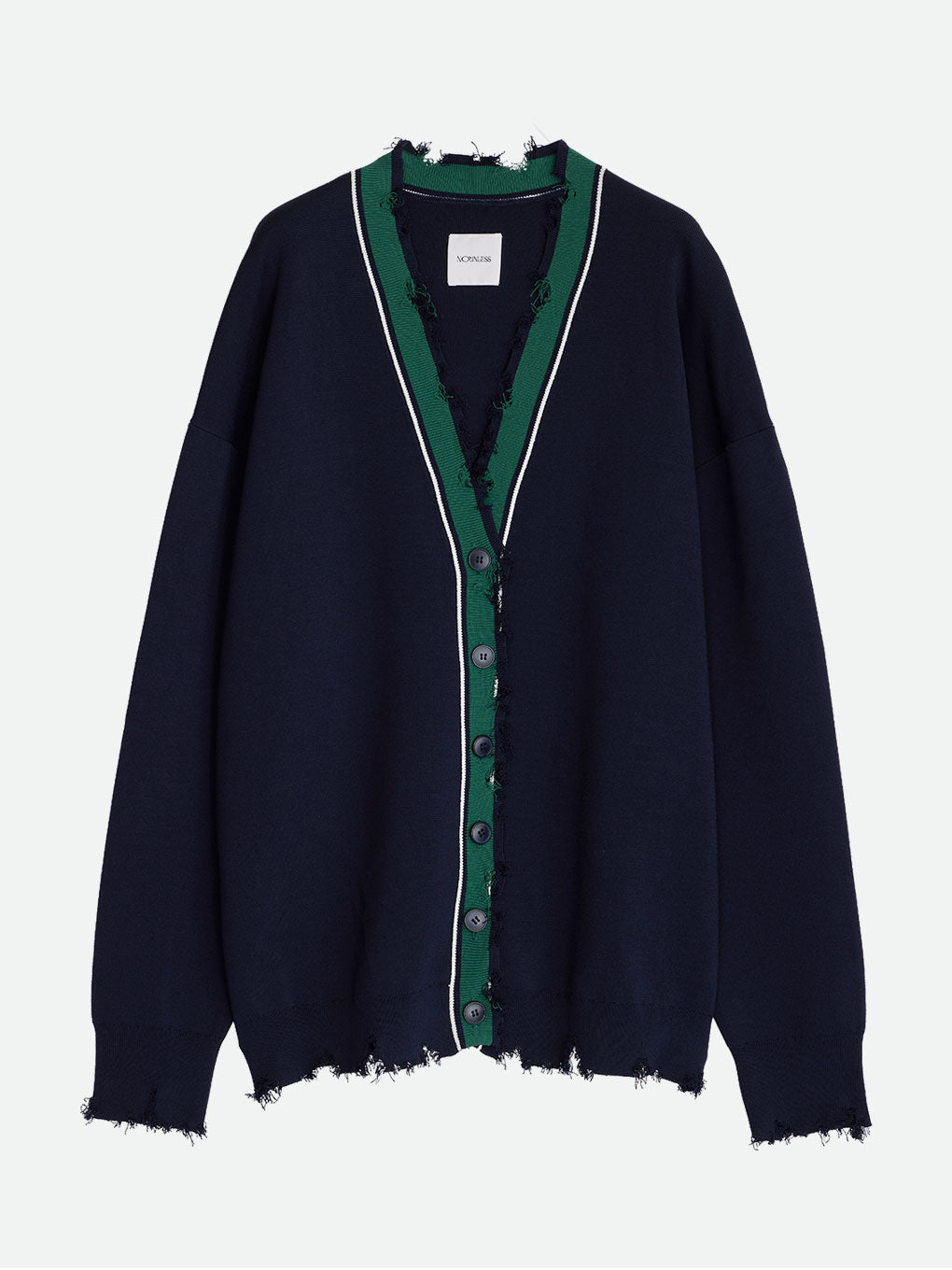 GRUNGE TILDEN KNIT CARDIGAN