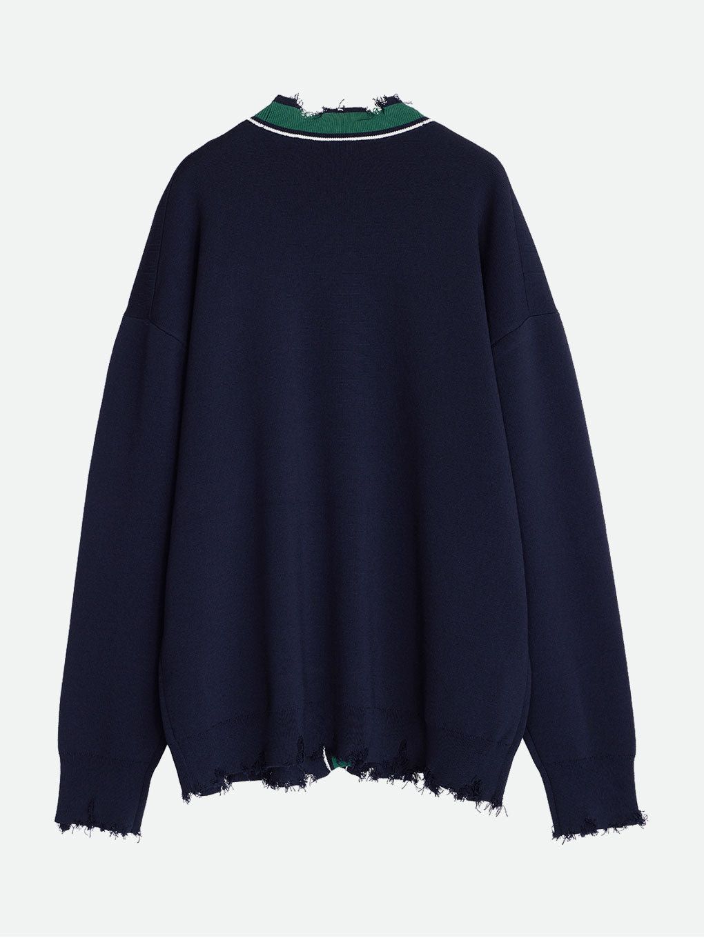 GRUNGE TILDEN KNIT CARDIGAN