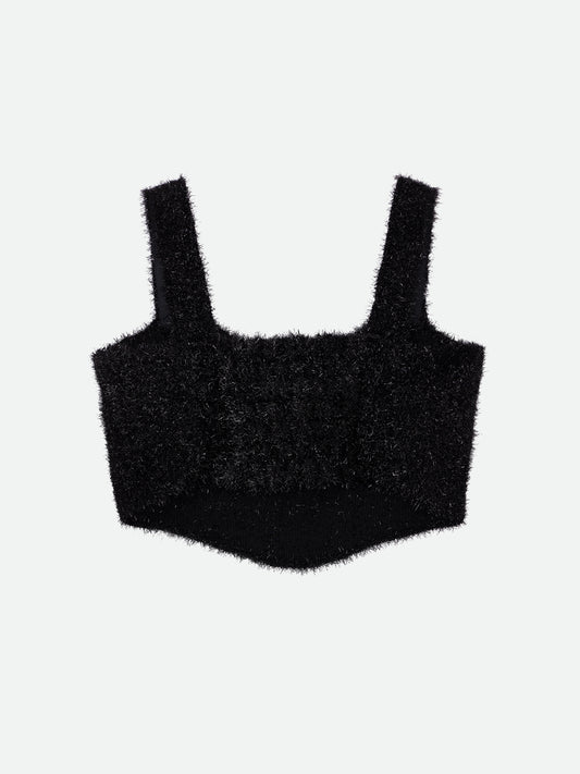 GLITTER KNIT BUSTIER