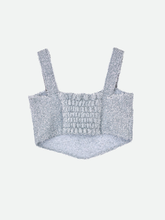 GLITTER KNIT BUSTIER