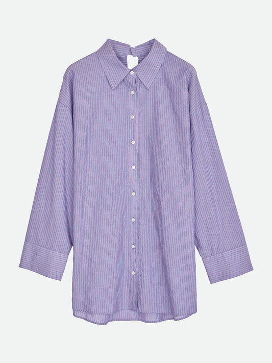 WRINKLE STRIPE MANY WAY SHIRTS