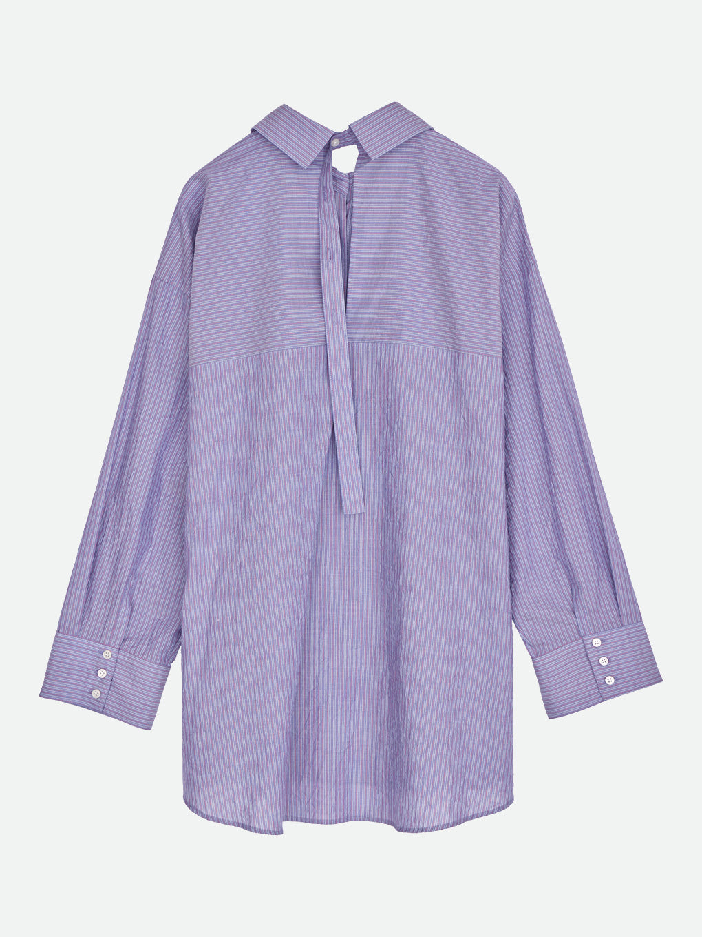 WRINKLE STRIPE MANY WAY SHIRTS