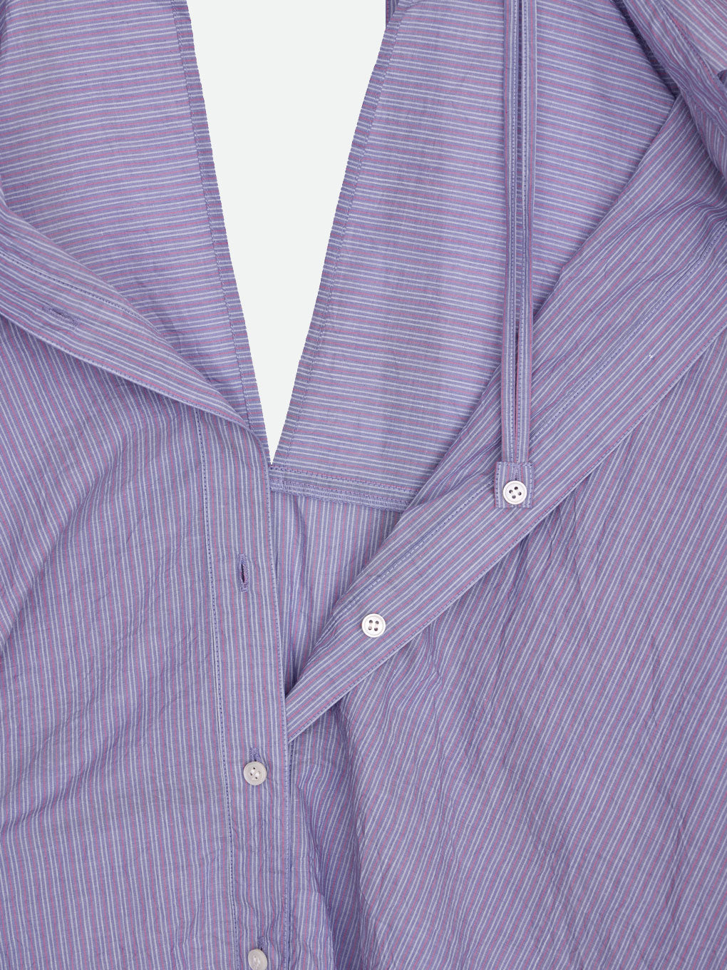 WRINKLE STRIPE MANY WAY SHIRTS