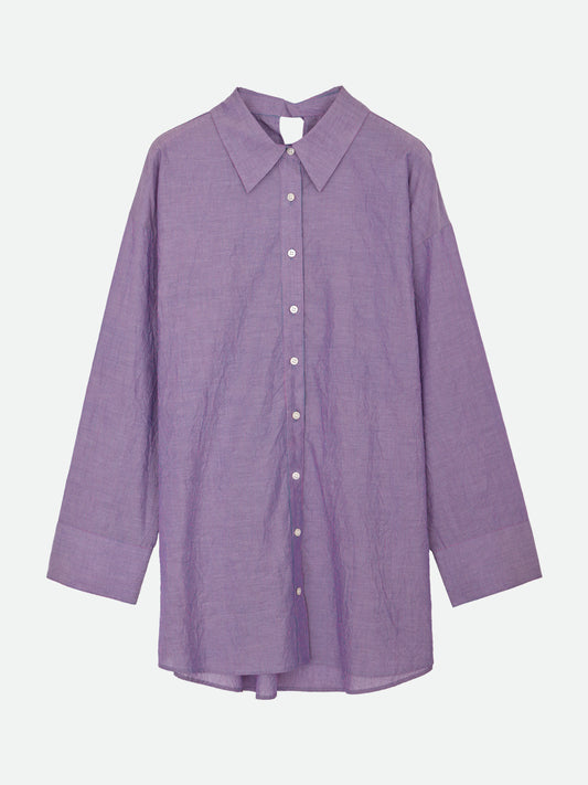 WRINKLE STRIPE MANY WAY SHIRTS