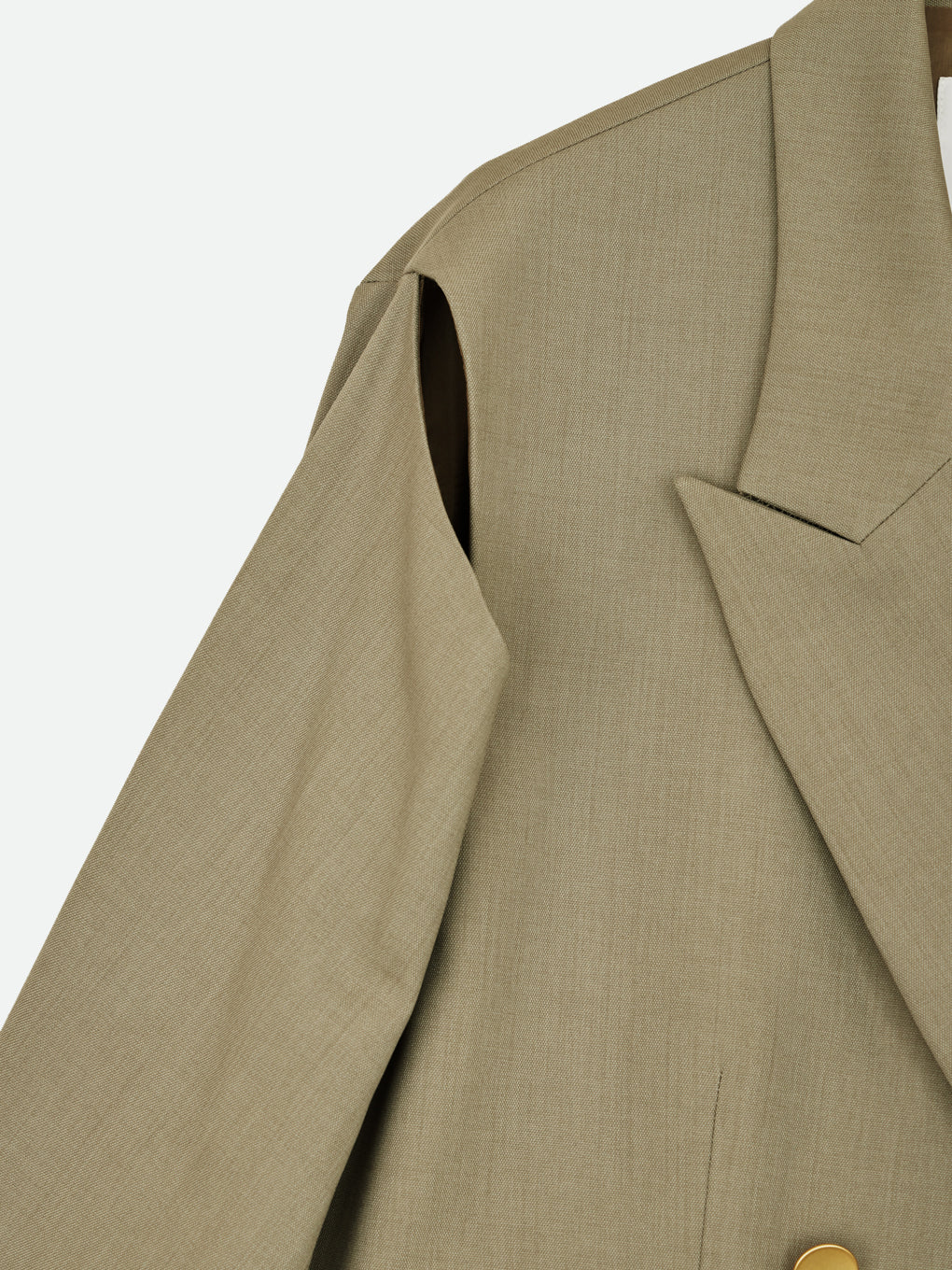 SHOULDER SLIT BLAZER JACKET
