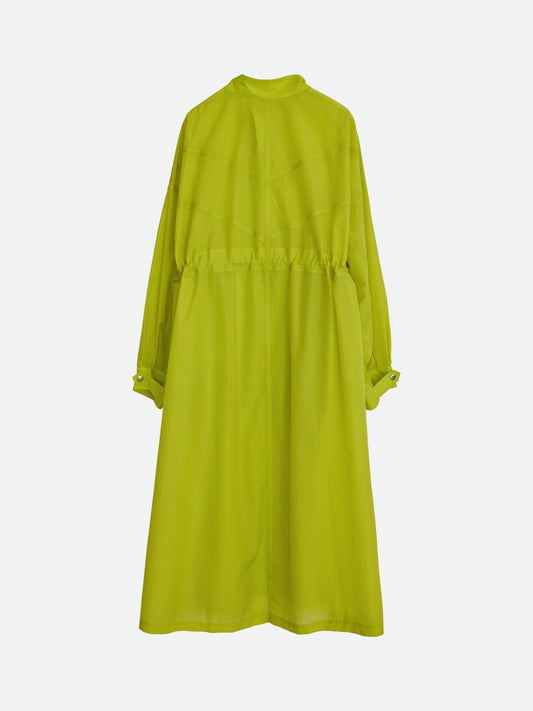 SHEER DRAWSTRING OVER COAT