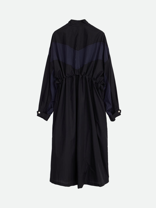 SHEER DRAWSTRING OVER COAT