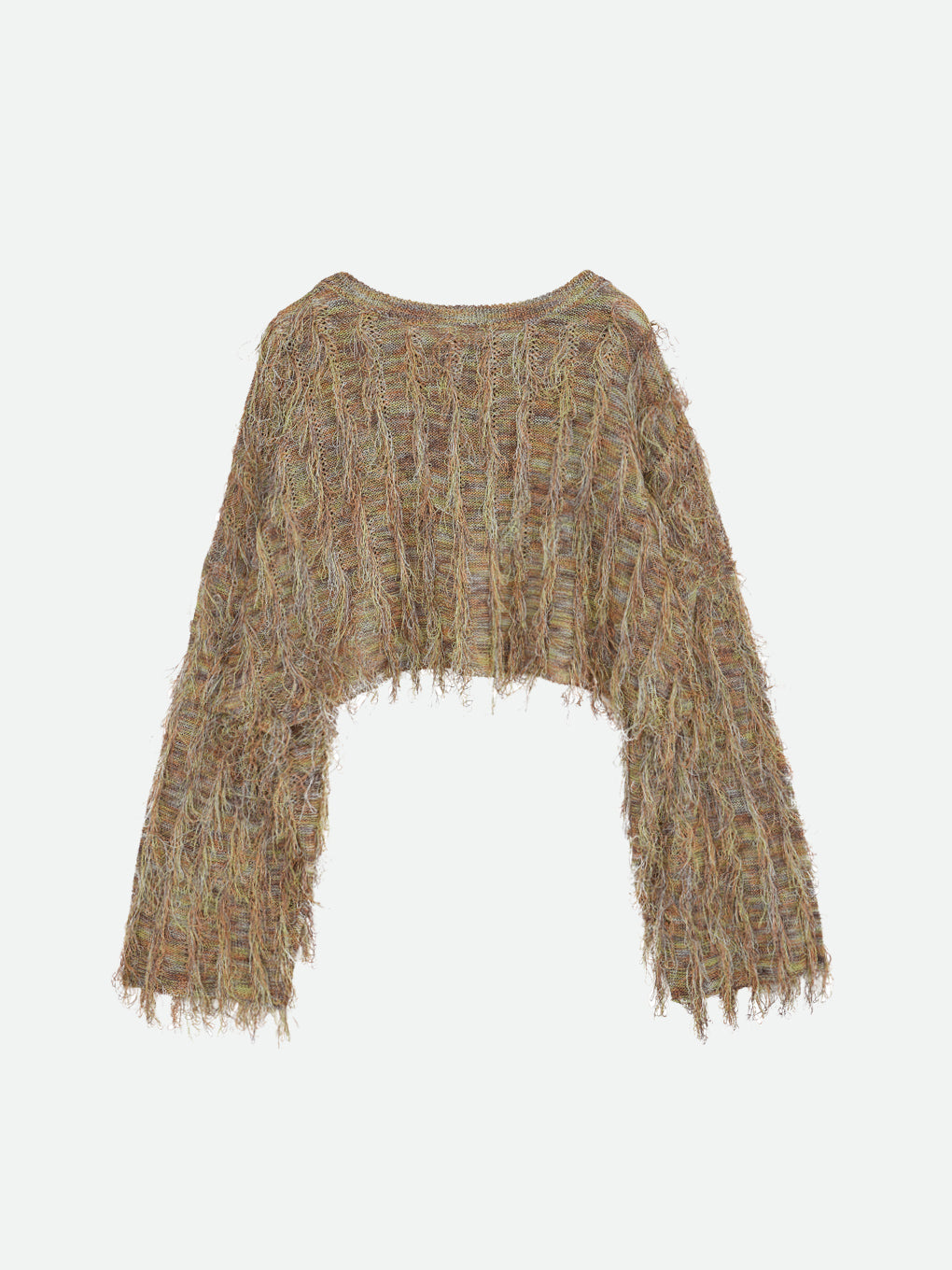 BRIGHT LOOP FRINGE SHORT KNIT
