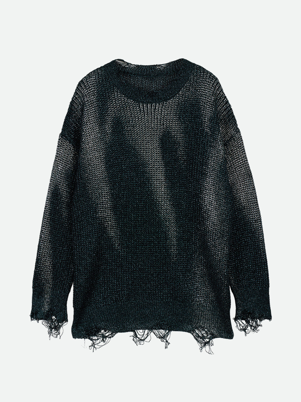 SHINY FOIL GRUNGE KNIT