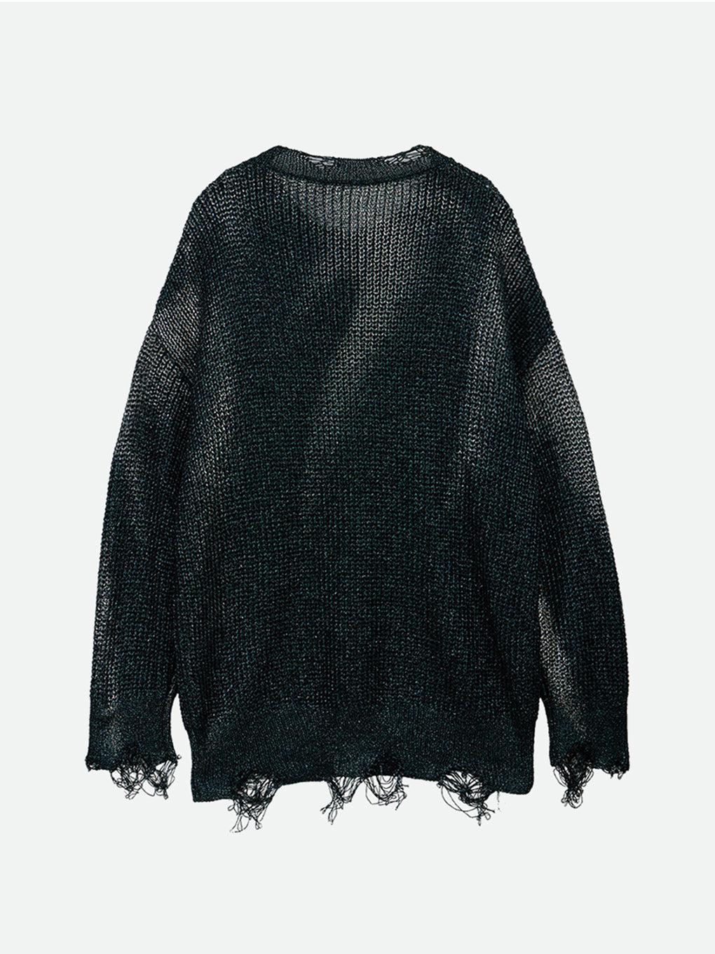 SHINY FOIL GRUNGE KNIT