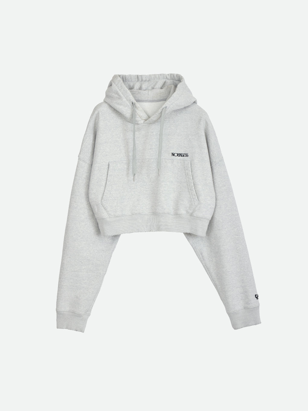 NOUNLESS SHORT HOODIE TOPS