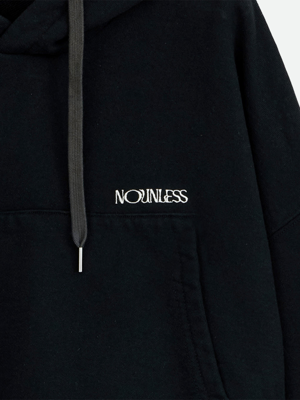 NOUNLESS SHORT HOODIE TOPS