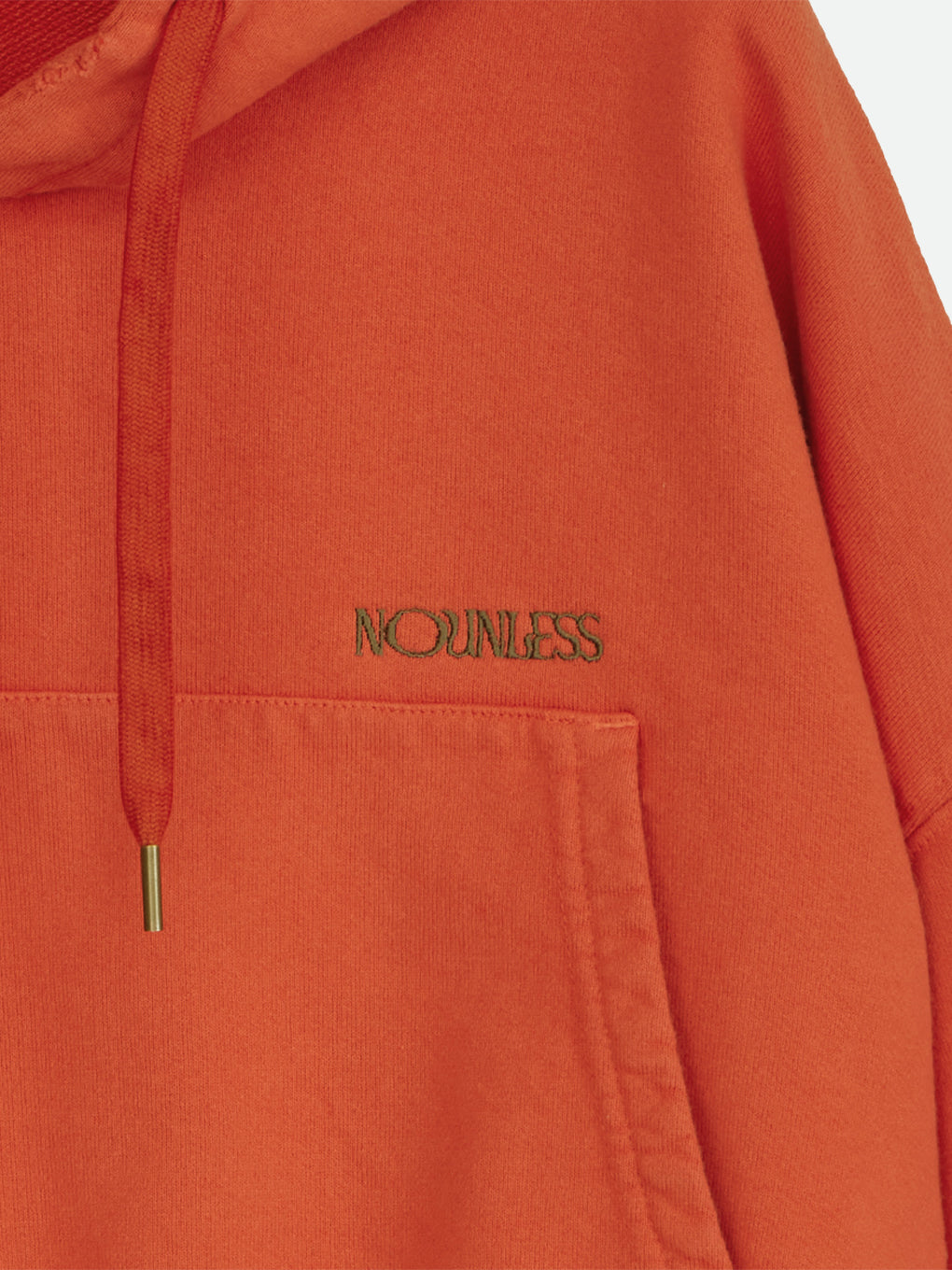 NOUNLESS SHORT HOODIE TOPS