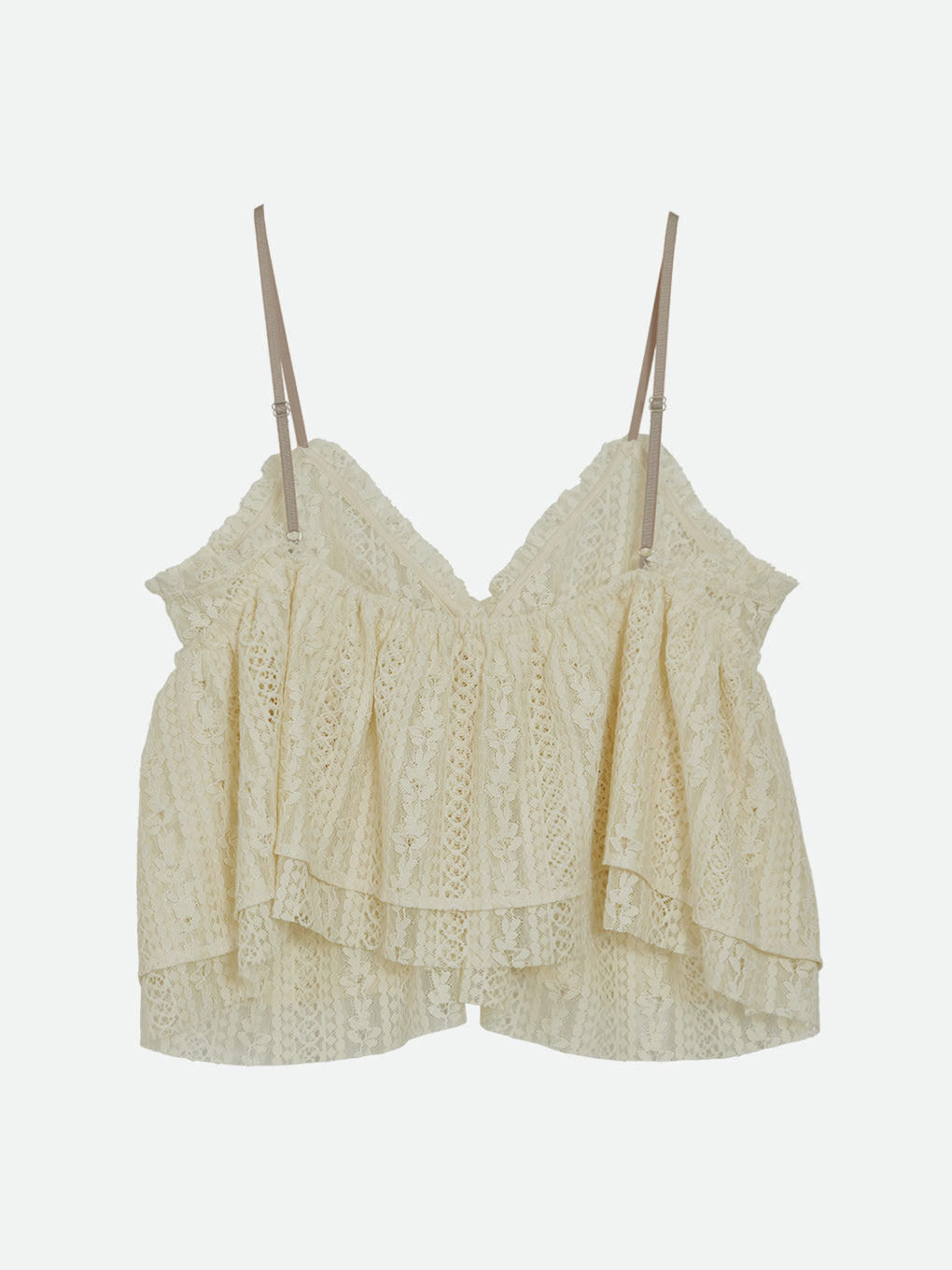 SHEER LACE CAMI TOPS