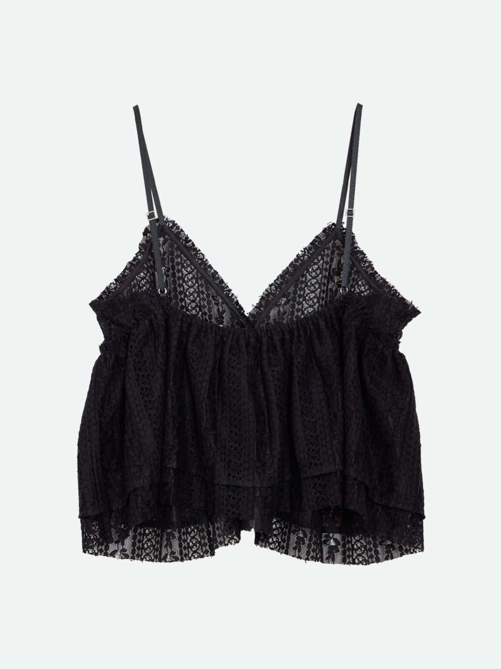SHEER LACE CAMI TOPS