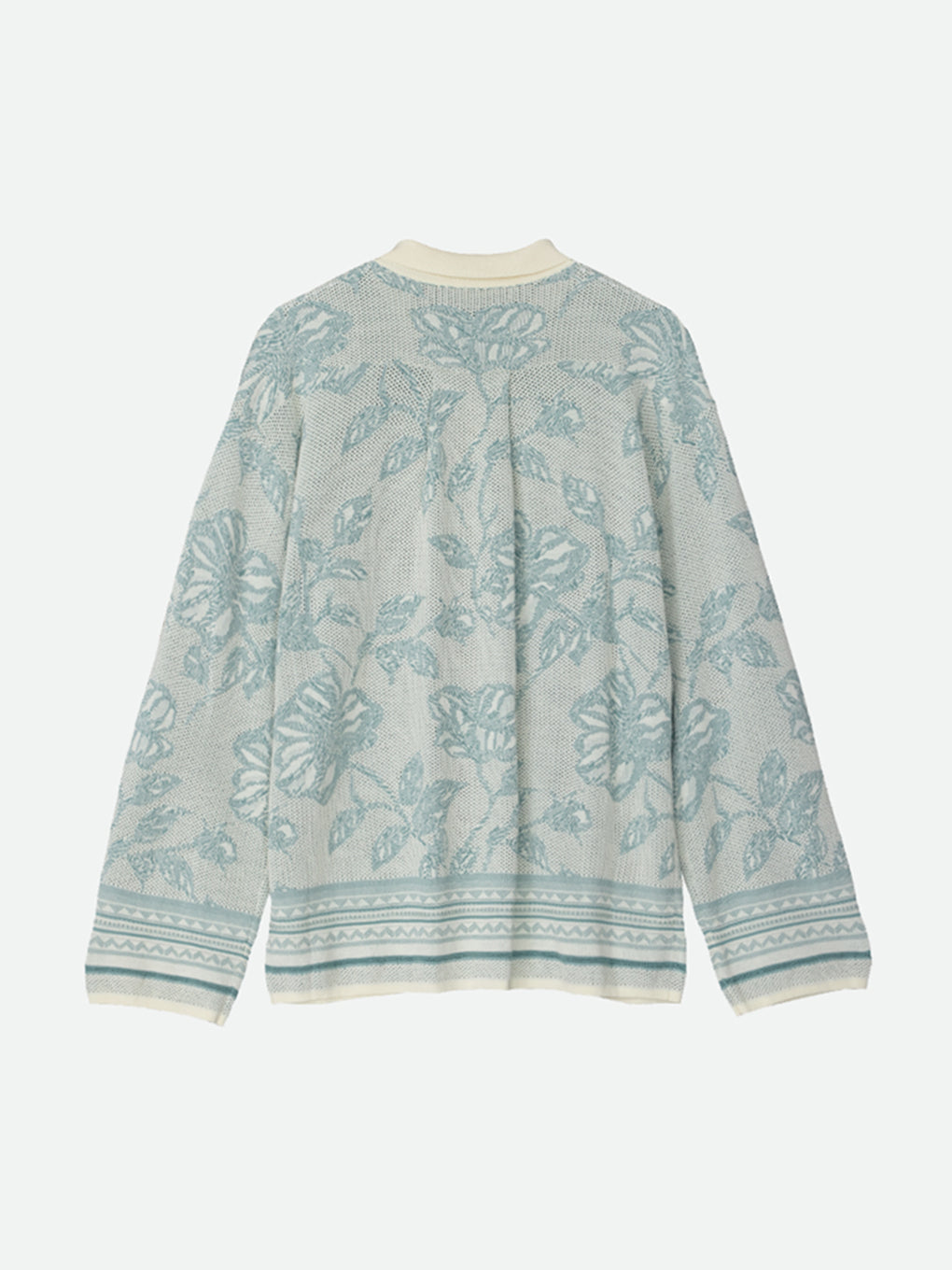 REVERSIBLE JACQUARD KNIT SHIRT