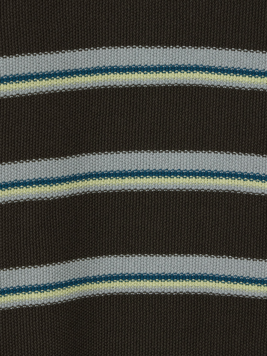NL BORDER GRUNGE BIG POLO KNIT