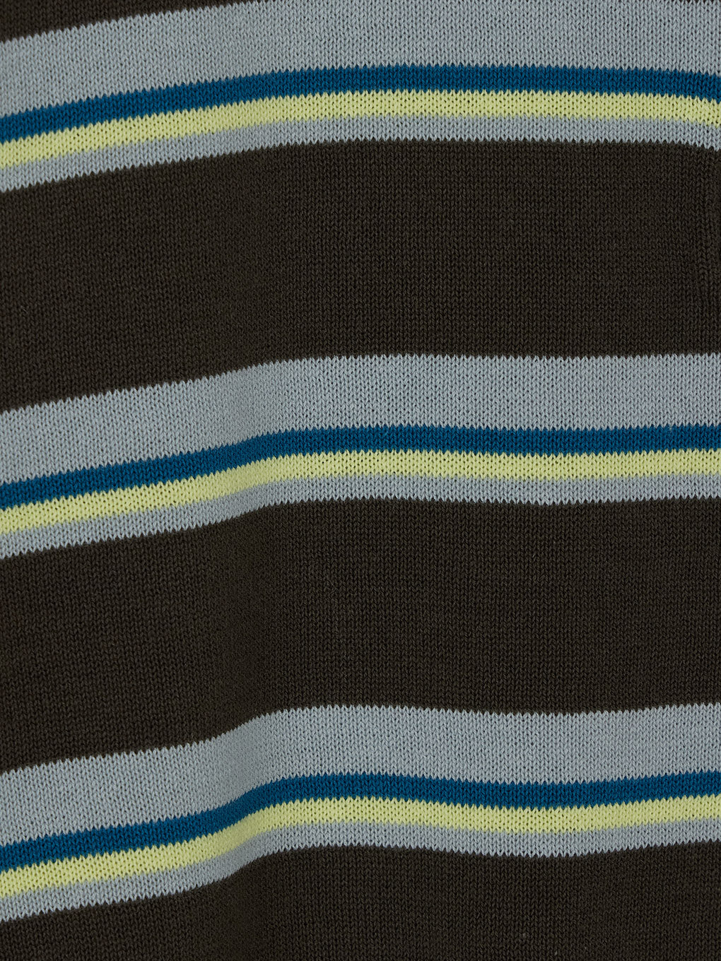 NL BORDER GRUNGE MINI POLO KNIT