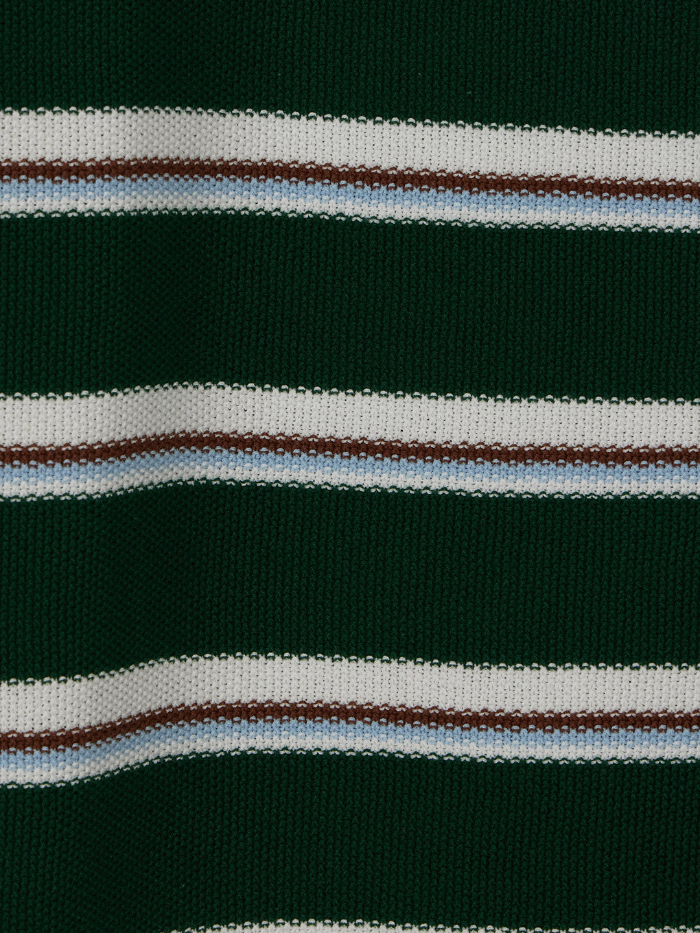 NL BORDER GRUNGE MINI POLO KNIT