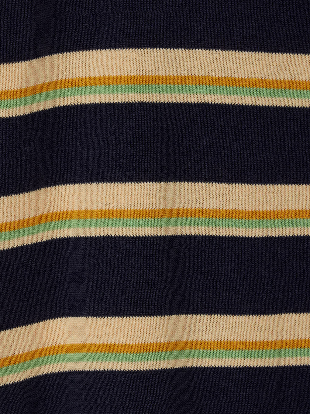 NL BORDER GRUNGE MINI POLO KNIT