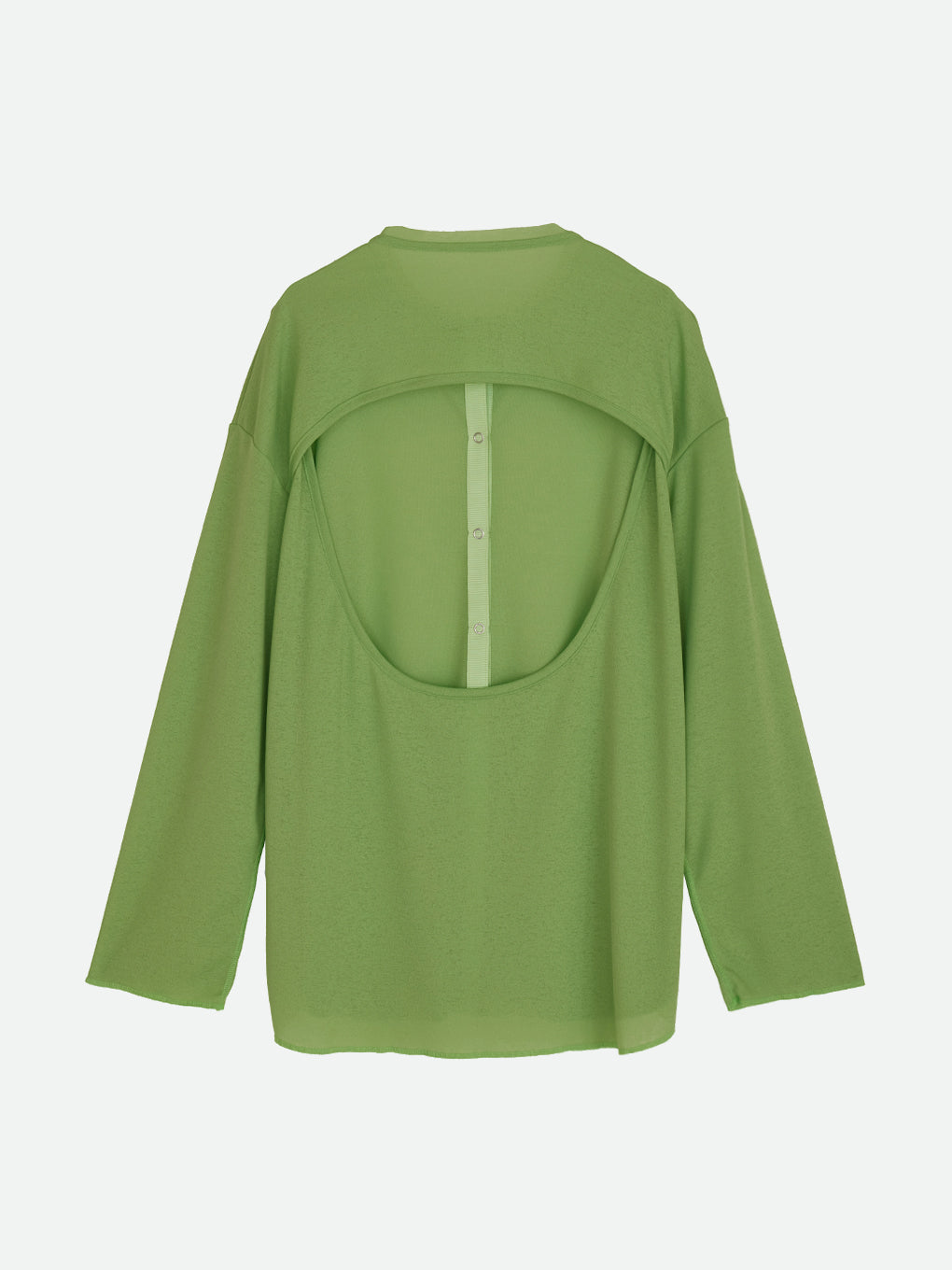 BACK HOLE LOOSE CARDIGAN