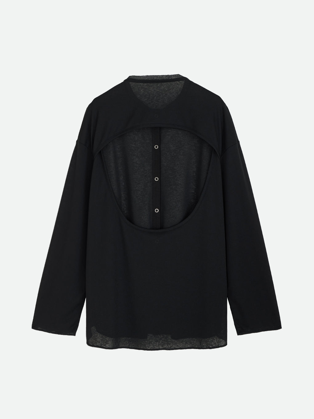 BACK HOLE LOOSE CARDIGAN