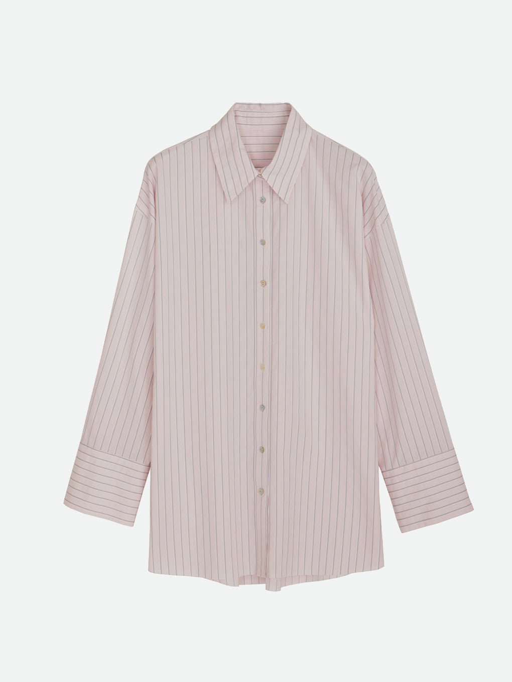 STRIPE SHIRT WITH SCARF