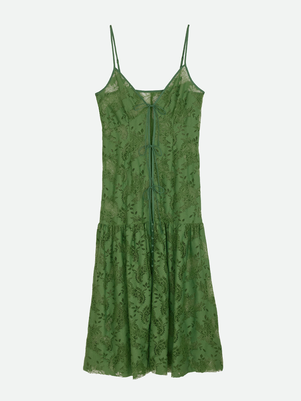 VINTAGE LIKE LACE DRESS WITH SCARF