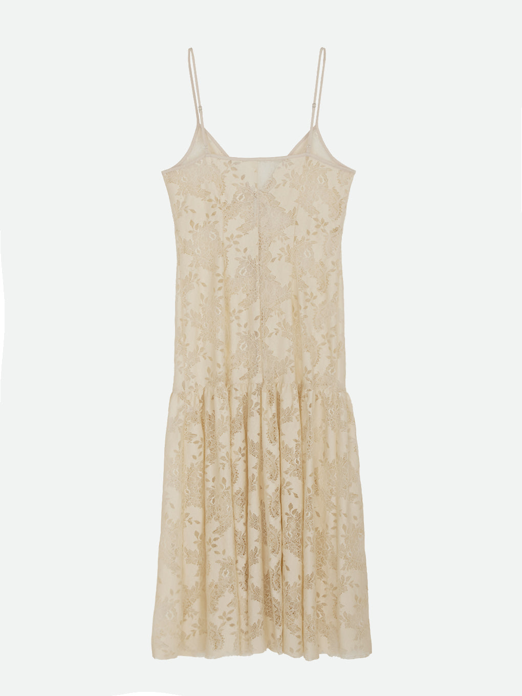 VINTAGE LIKE LACE DRESS WITH SCARF
