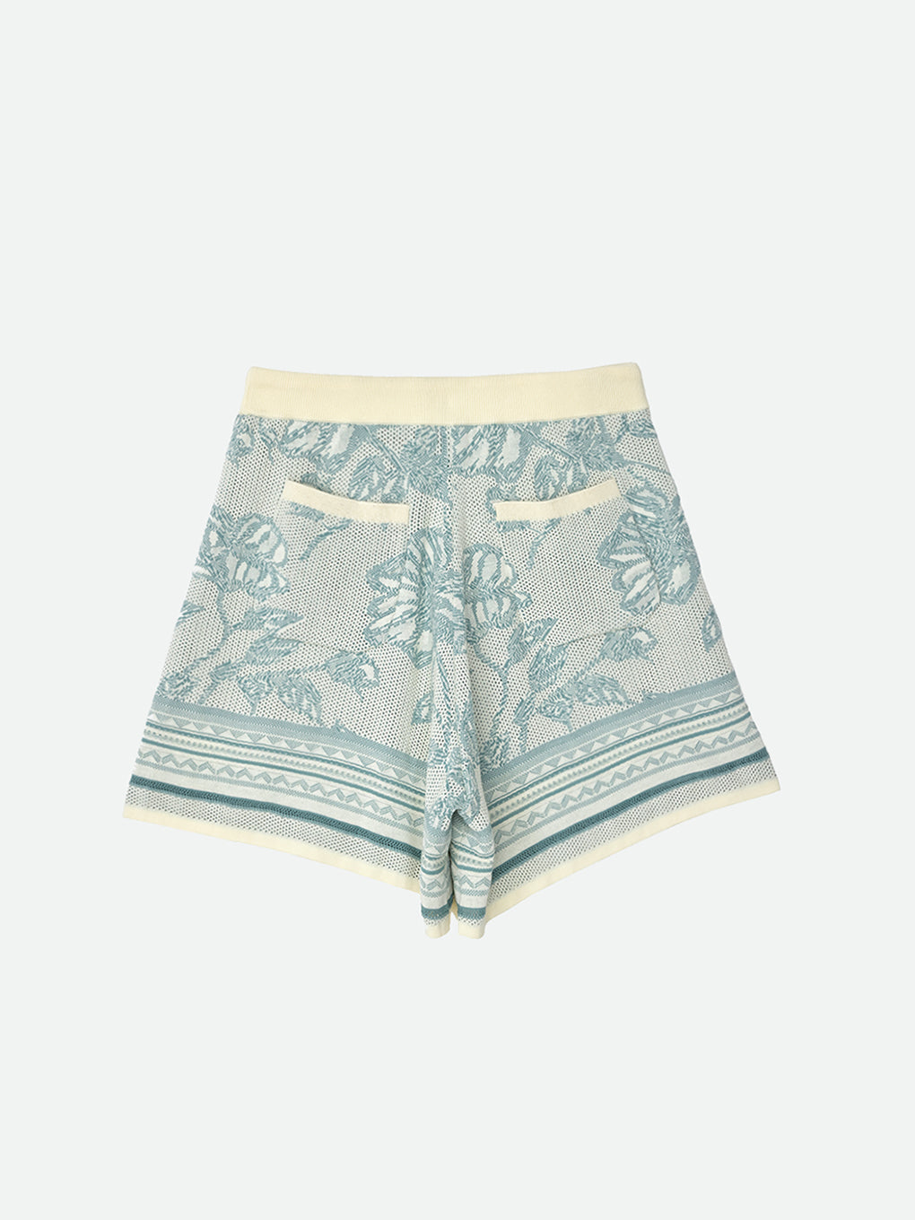 JACQUARD KNIT SHORT PANTS
