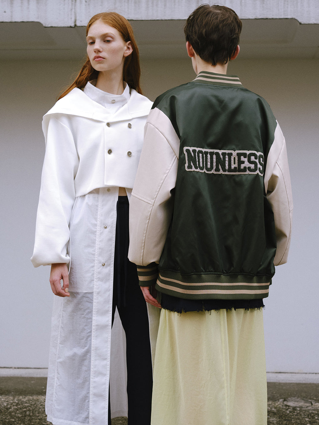 NOUNLESS NYLON STADIUM JUMPER