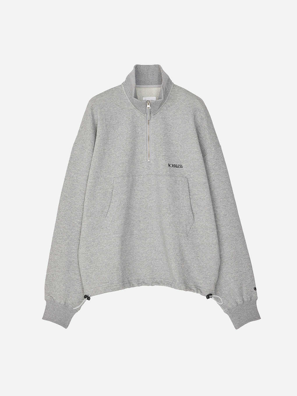 NOUNLESS HALF ZIP SWEAT TOPS