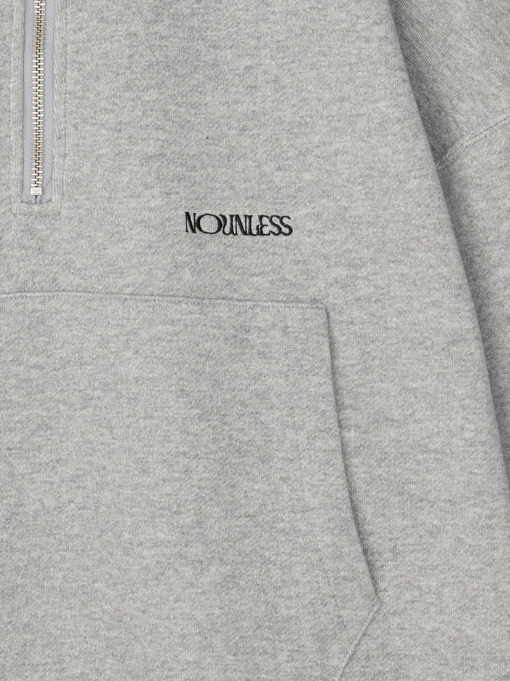 NOUNLESS HALF ZIP SWEAT TOPS