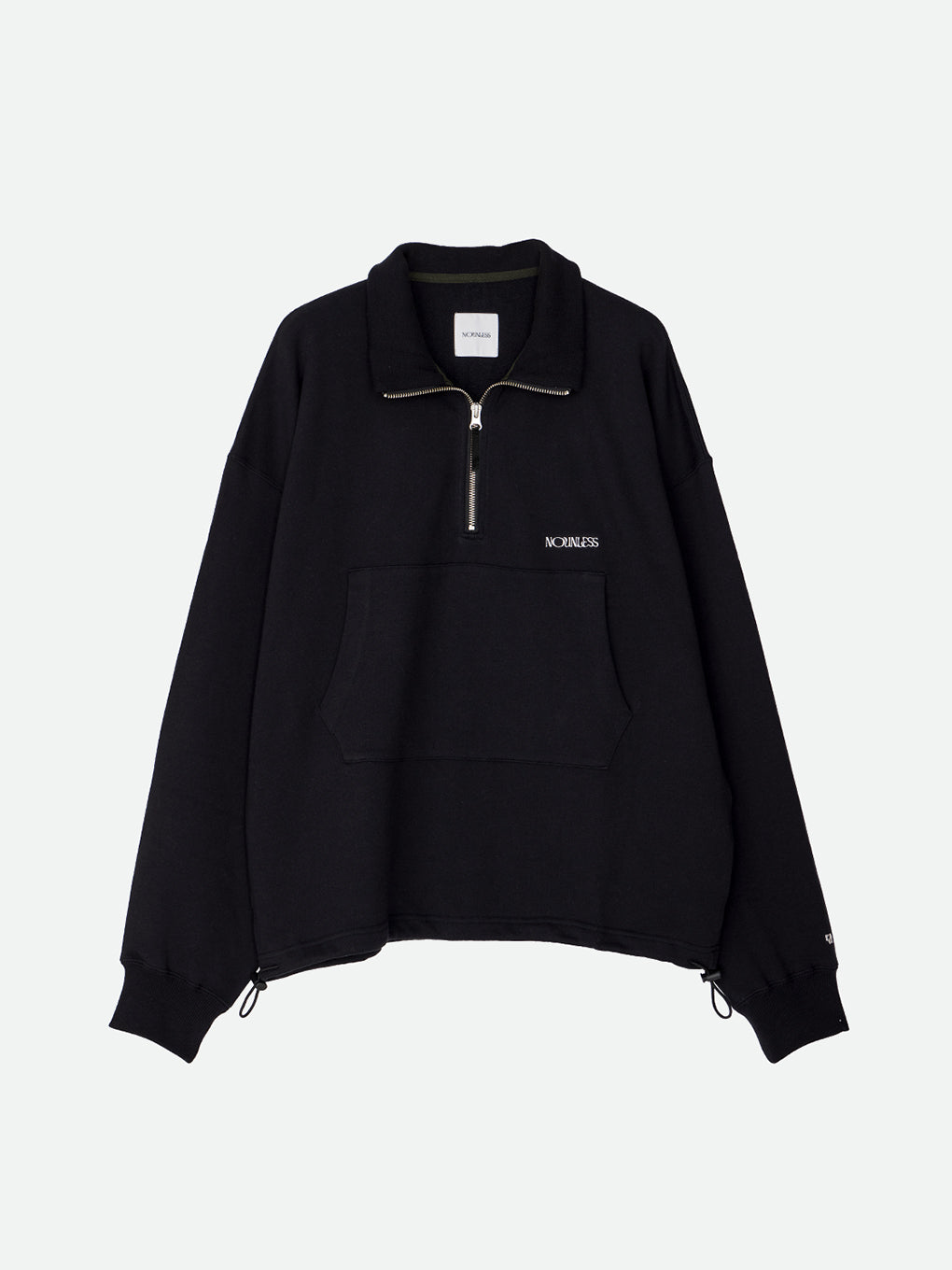 NOUNLESS HALF ZIP SWEAT TOPS