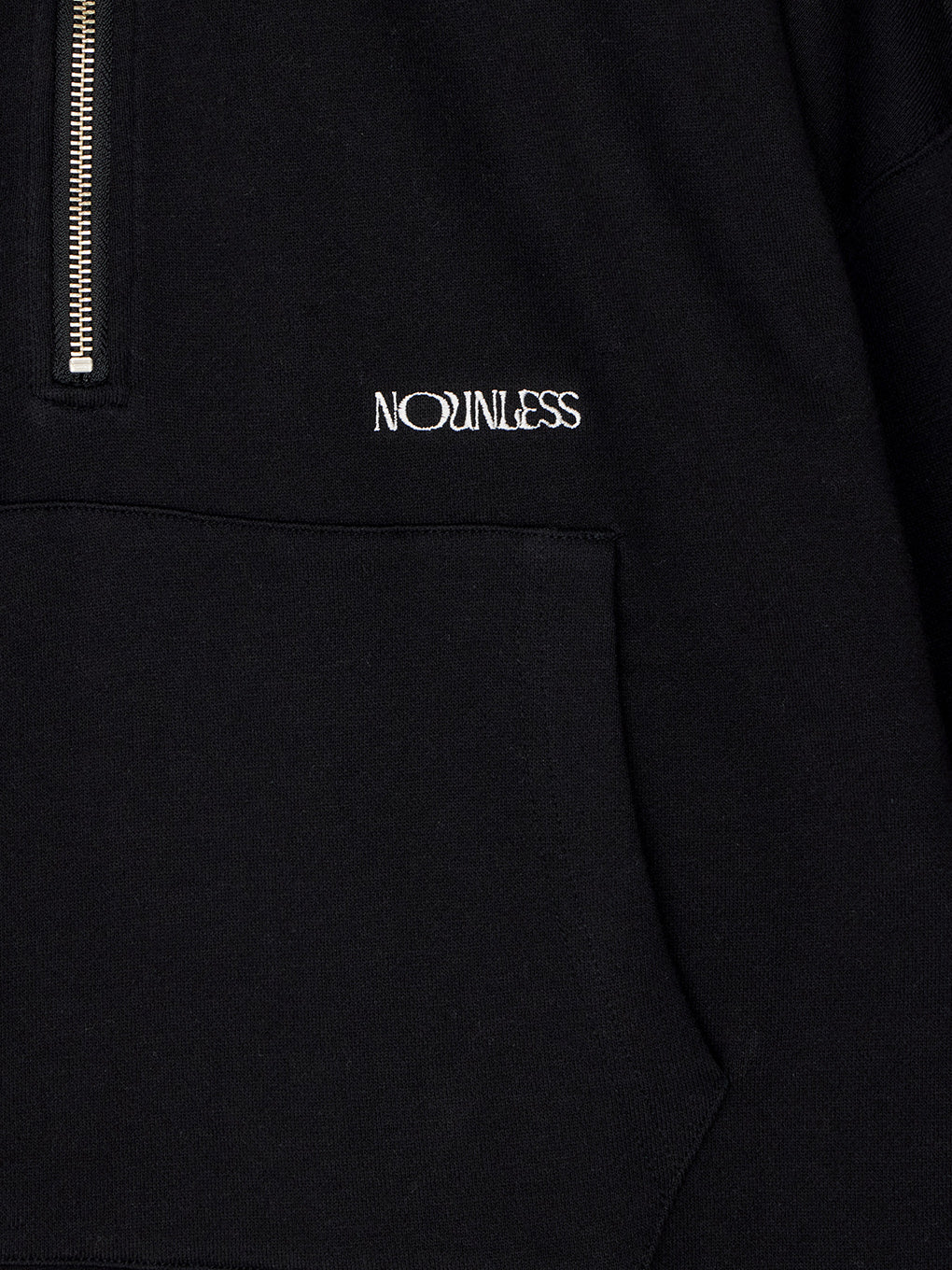 NOUNLESS HALF ZIP SWEAT TOPS