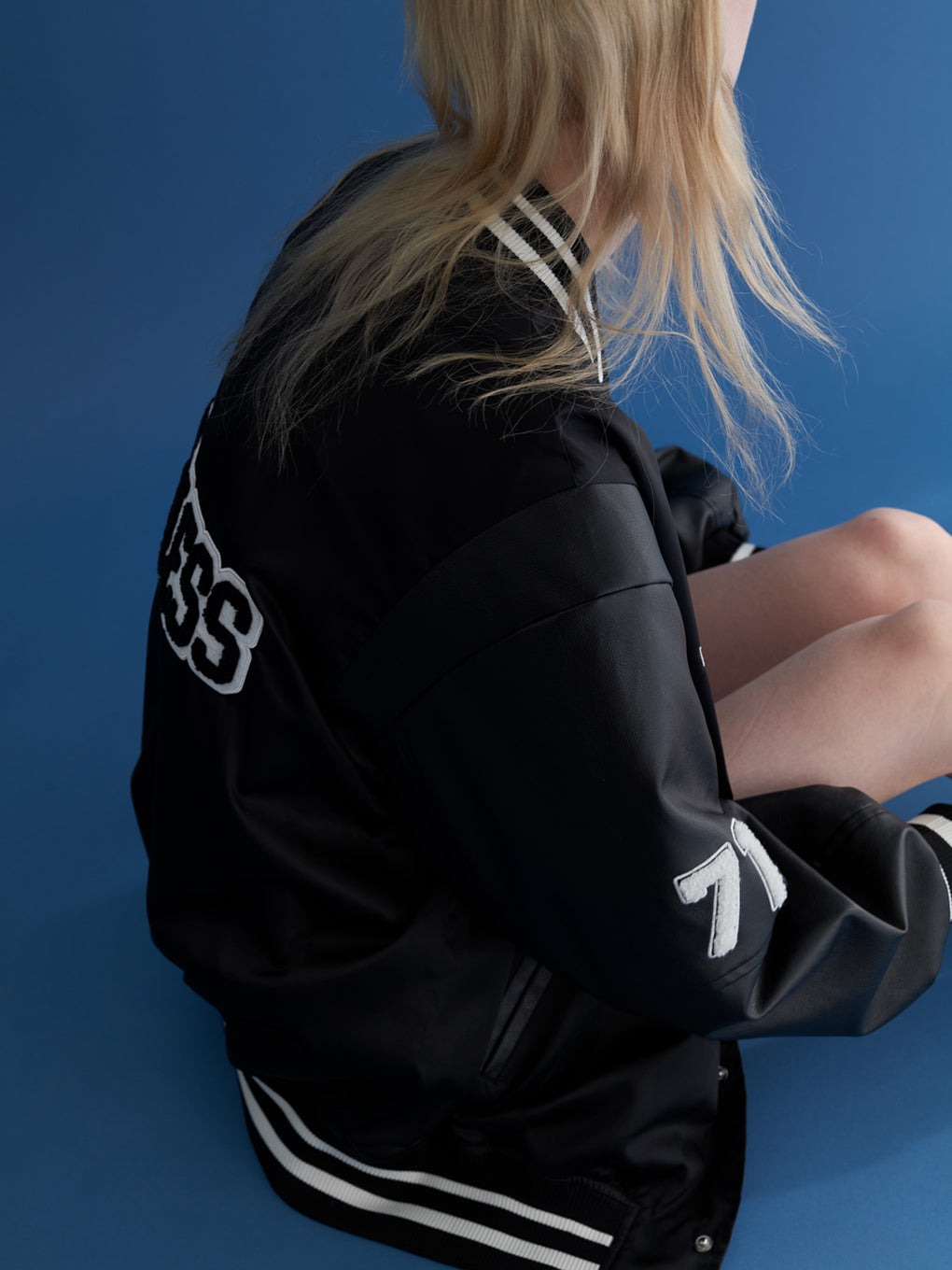 NOUNLESS NYLON STADIUM JUMPER