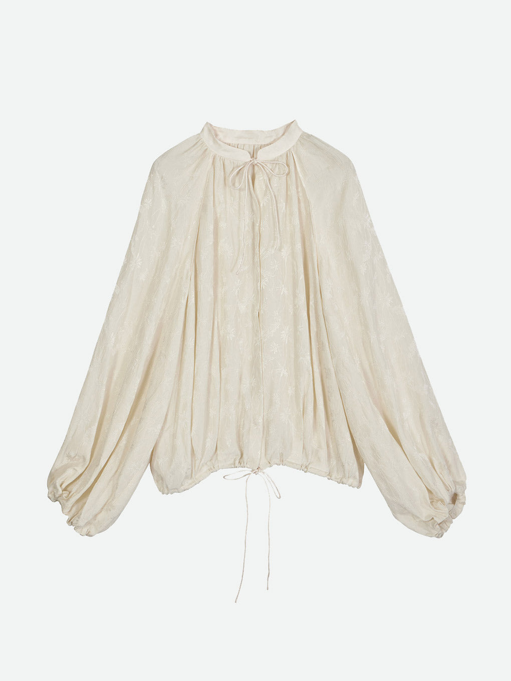 GERBERA JACQUARD BALLOON SHIRT