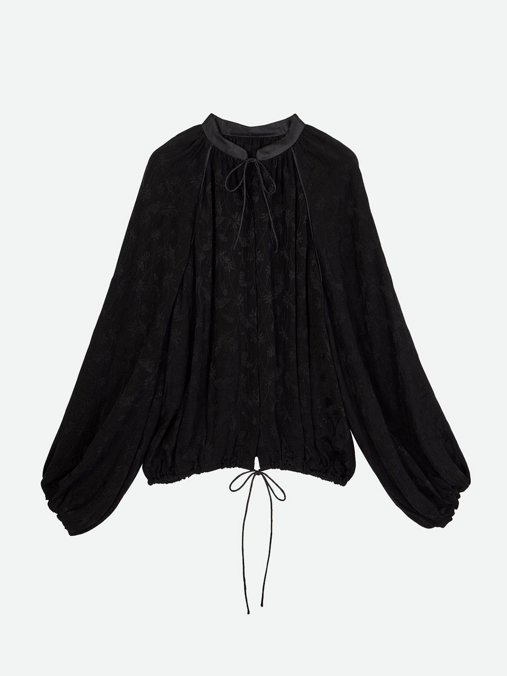 GERBERA JACQUARD BALLOON SHIRT