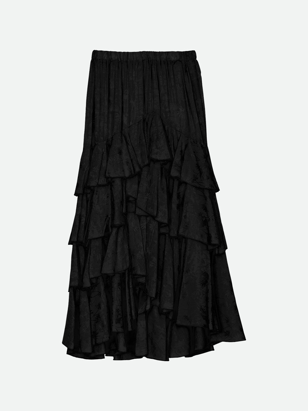 GERBERA JACQUARD RUFFLE SKIRT