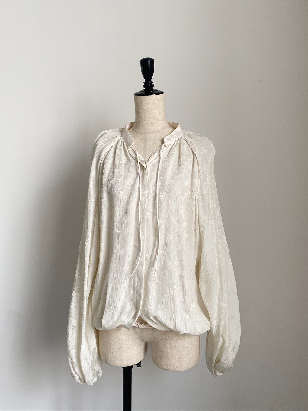 GERBERA JACQUARD BALLOON SHIRT