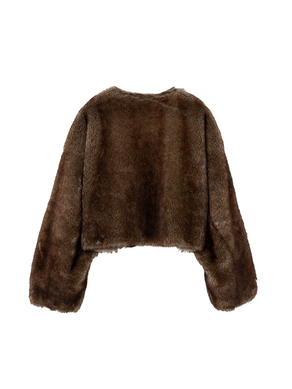 REVERSIBLE SHORT FAKE FUR JACKET