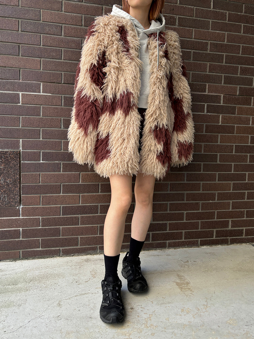 PERMANENT FAKE FUR COAT