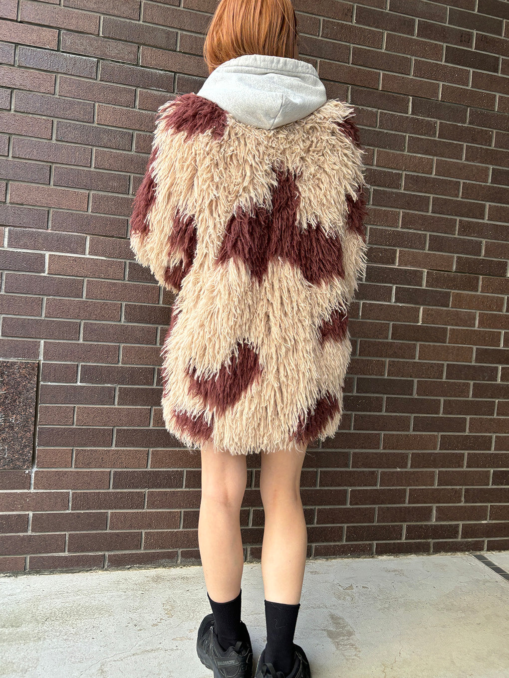 PERMANENT FAKE FUR COAT