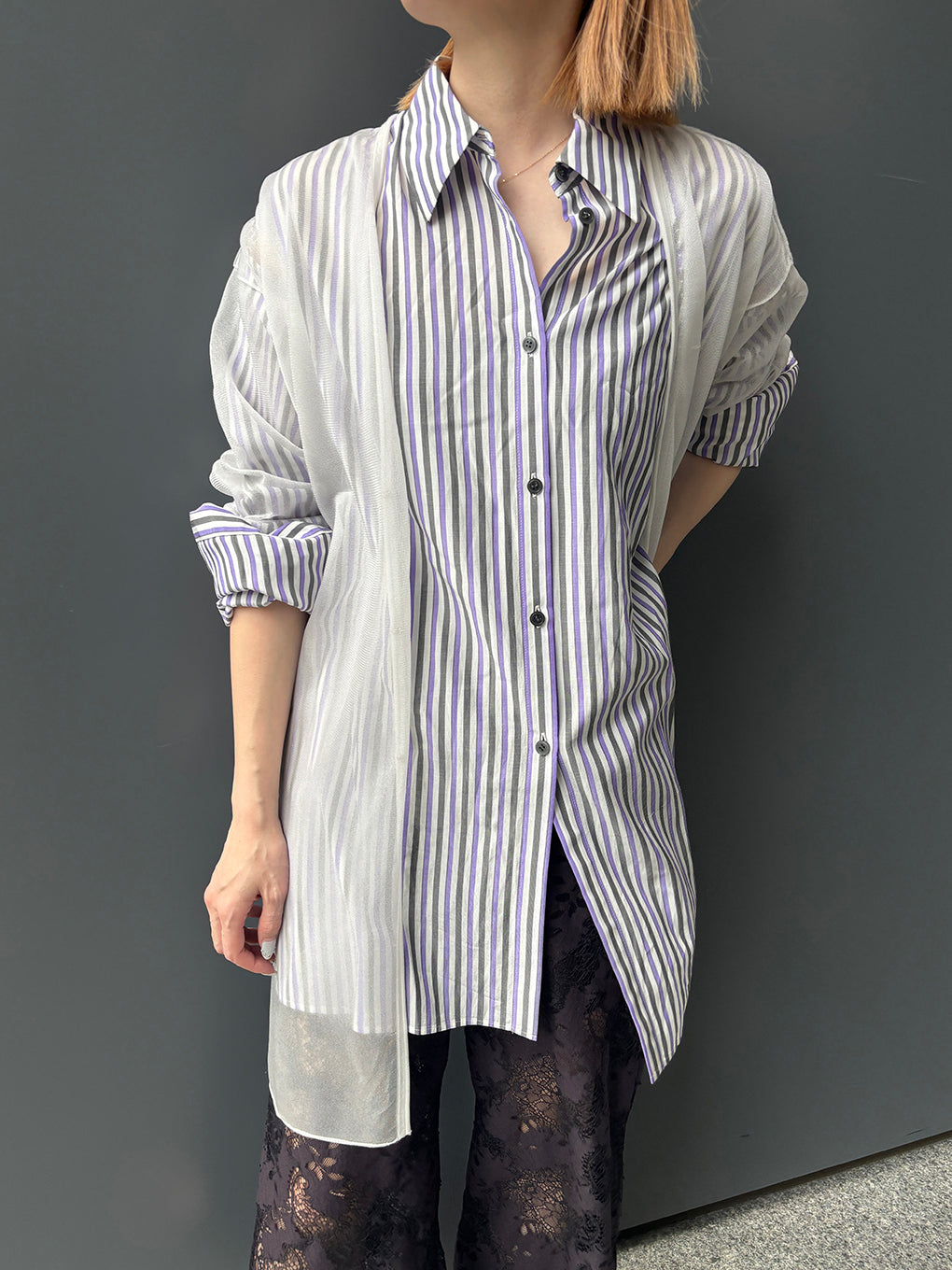 NL SHEER KNIT CARDIGAN