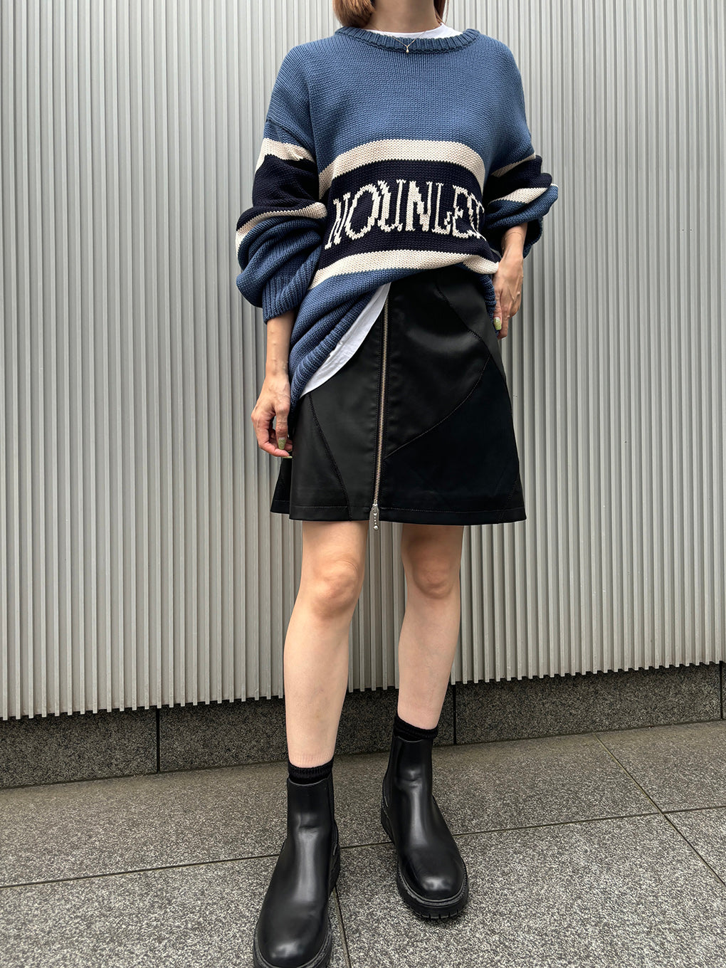 PATCHWORK MINI SKIRT