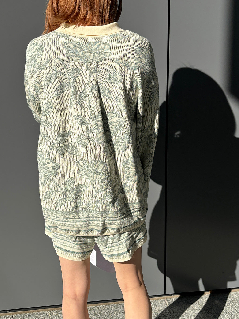 JACQUARD KNIT SHORT PANTS