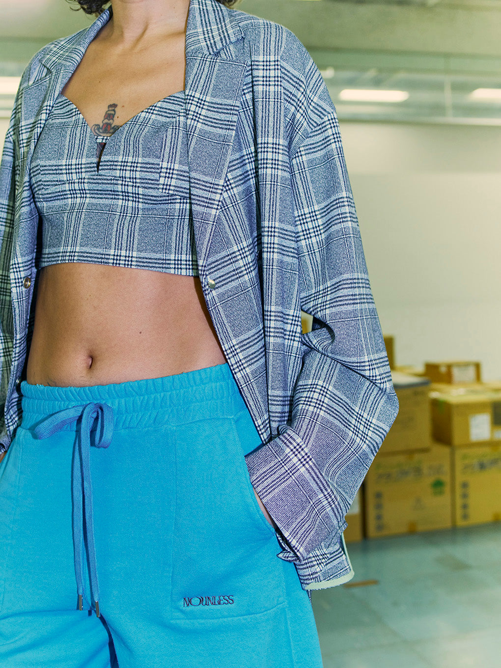 NOUNLESS LOOSE SWEAT PANTS