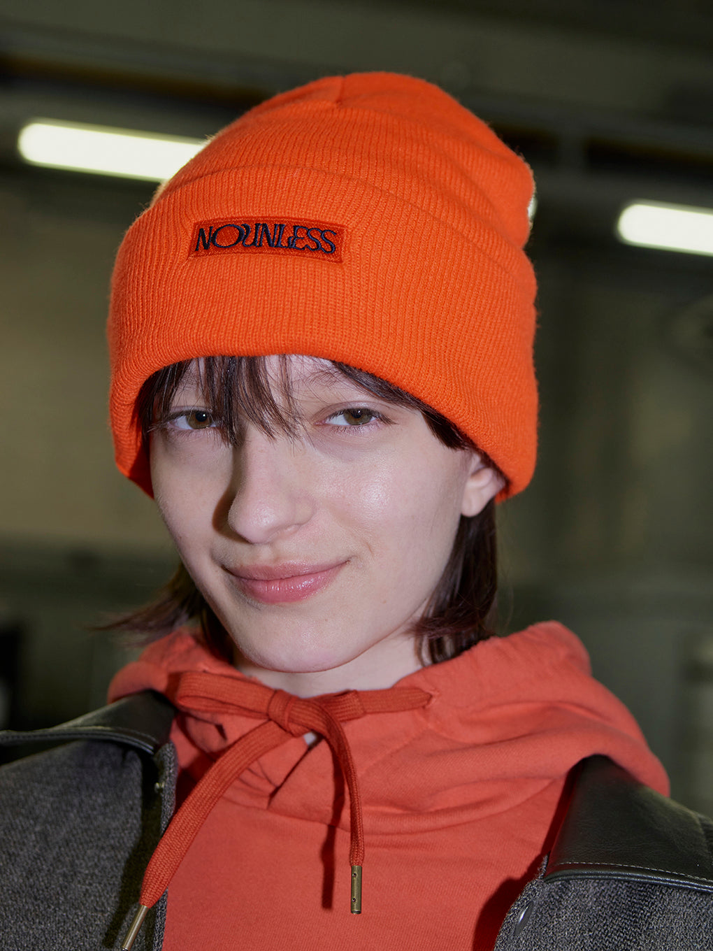 NOUNLESS ROLL UP KNIT CAP