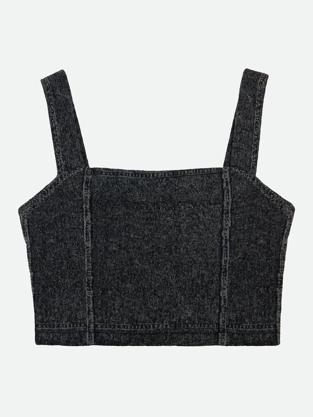 DENIM LIKE KNIT BUSTIER