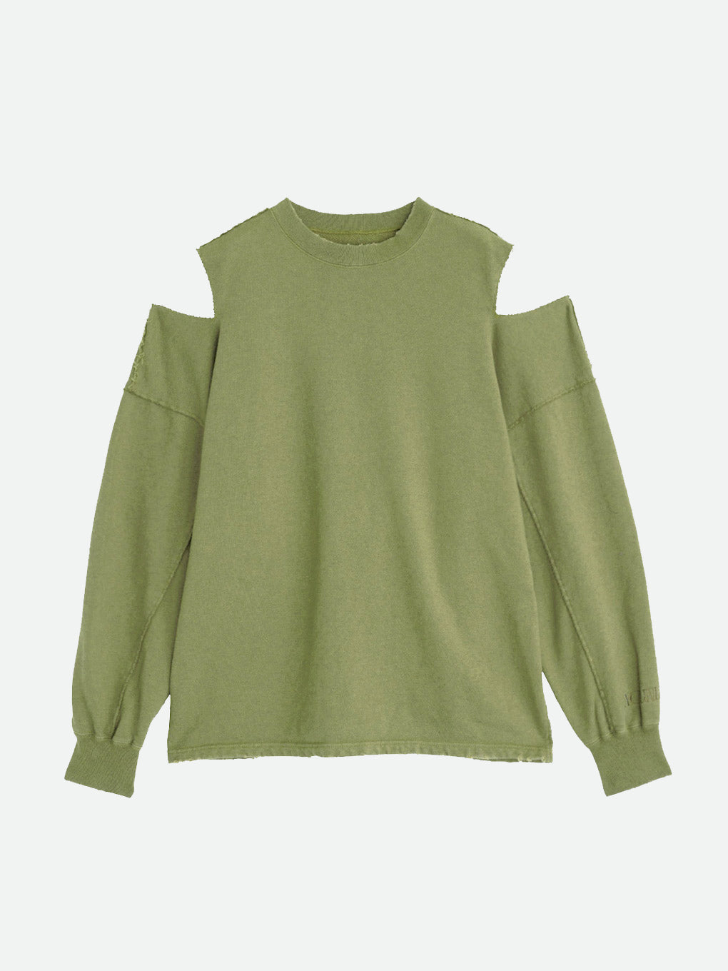 VINTAGE LIKE OFF SHOULDER SWEAT